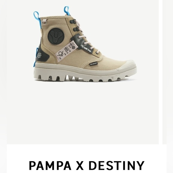 Palladium NIB PAMPA X DESTINY Dune Unisex Witch Queen Boots M7, W 8.5 - Picture 1 of 9